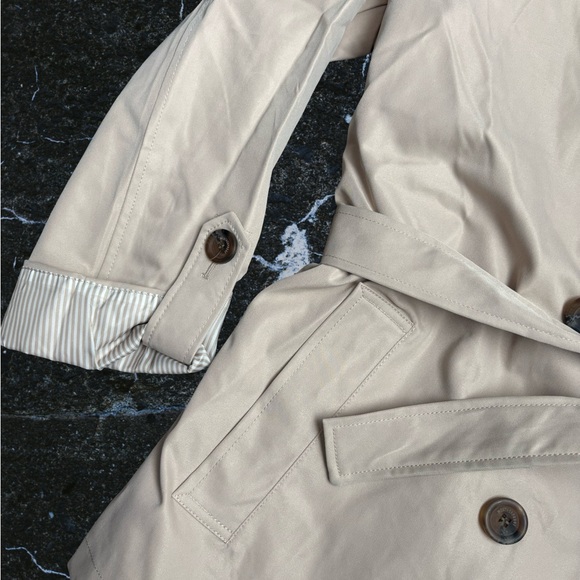 Weatherproof Women Double-Breasted Trench Coat Jacket Size XXL  Color Tan - Picture 6 of 7